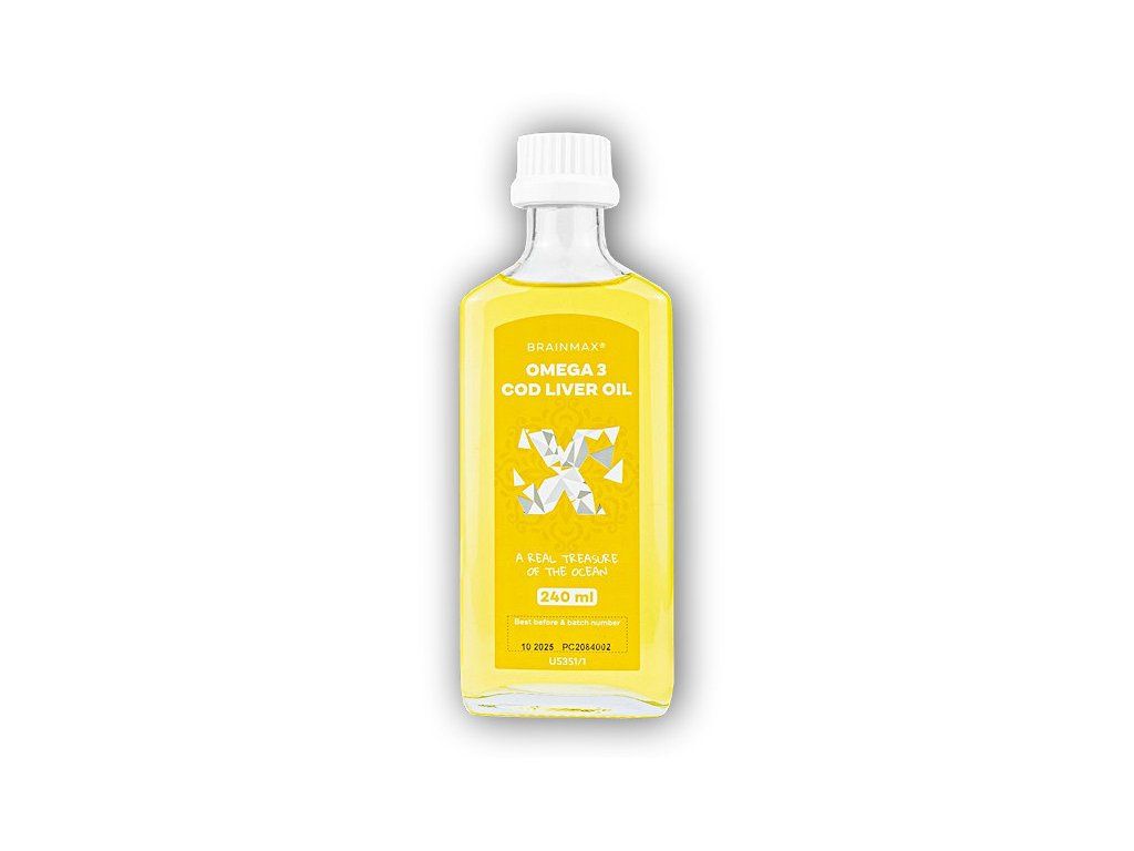 BrainMax Omega 3 Olej z tresčích jater