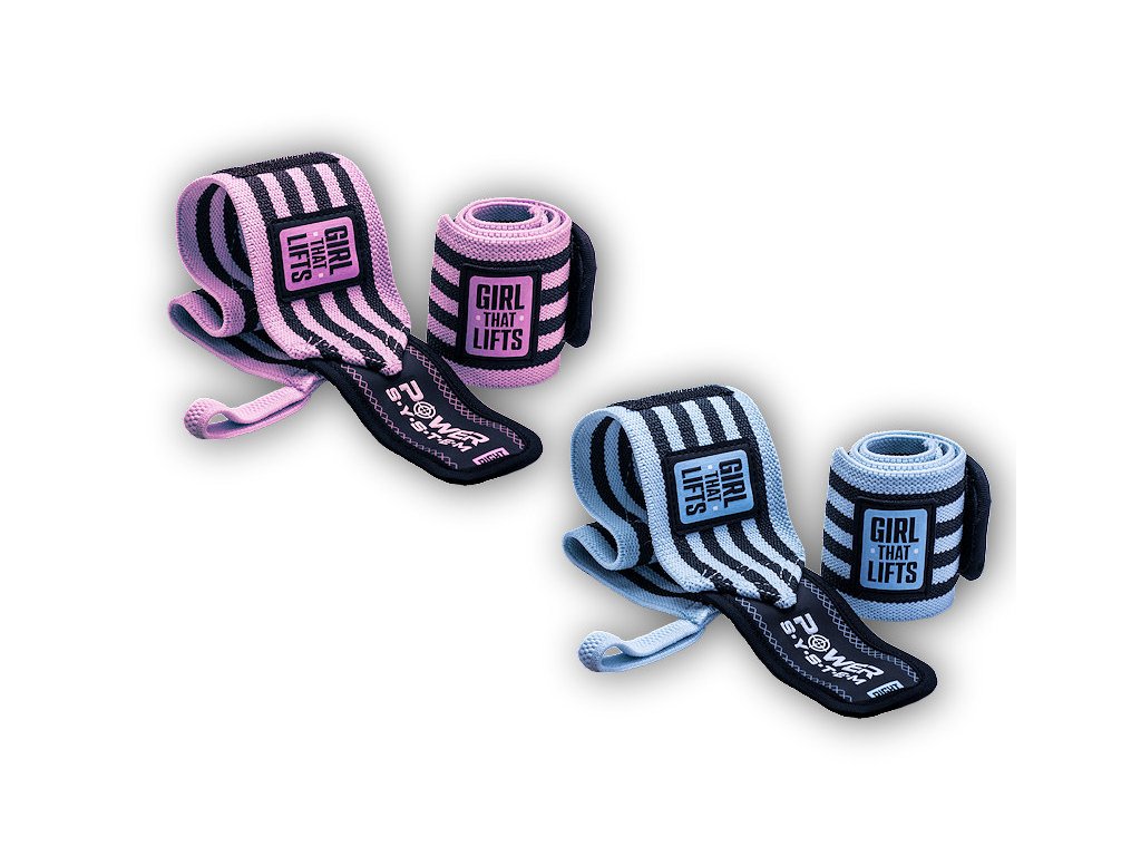 Power System Dámské posilovací bandáže na zápěstí Wrist Wraps GTL